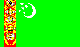 Flag of Turkmenistan